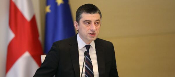 Премьер-министр Грузии Георгий Гахария Премьер-министр Грузии Георгий Гахария - Sputnik Азербайджан