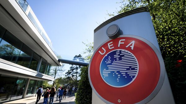 Штаб-квартира УЕФА в Ньоне, фото из архива - Sputnik Azərbaycan