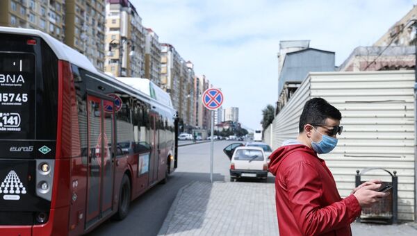 Автобус в Баку, фото из архива - Sputnik Азербайджан