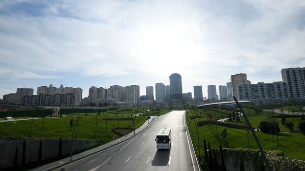 Вид на центральный парк в Баку. фото из архива - Sputnik Азербайджан