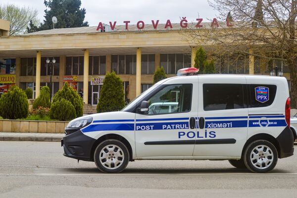 Автомобил патрульной службы, фото из архива - Sputnik Azərbaycan