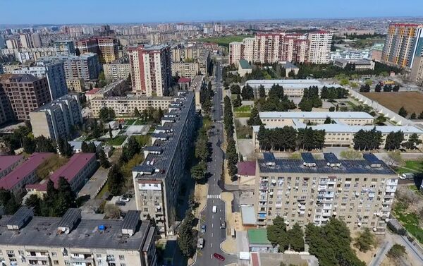 Обновленные дороги в Хатаинском районе столицы - Sputnik Азербайджан