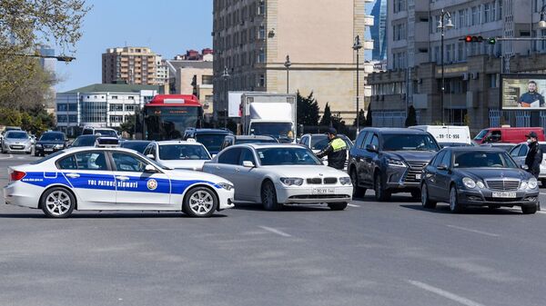 Автомобили ДПС в Баку, фото из архива - Sputnik Азербайджан