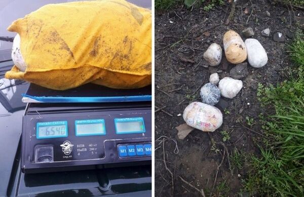 Азербайджанские пограничники перехватили более 10 килограммов наркотиков Азербайджанские пограничники перехватили более 10 килограммов наркотиков - Sputnik Азербайджан