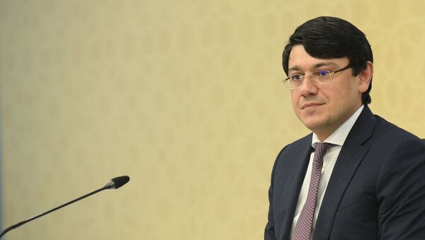 Председатель Государственного комитета по работе с диаспорой Фуад Мурадов - Sputnik Azərbaycan