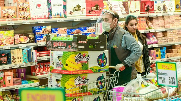 Работа супермаркета в Баку, фото из архива - Sputnik Азербайджан