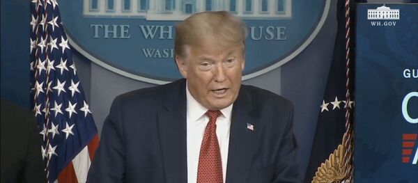 Трамп представил план снятия карантина в США - Sputnik Азербайджан