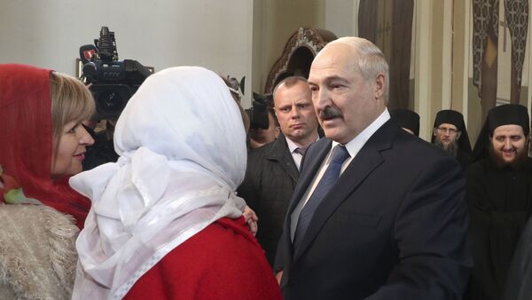 Президент Беларуси Александр Лукашенко - Sputnik Azərbaycan