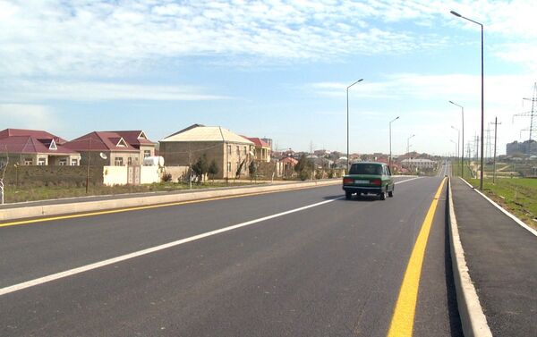 Ремонт  улиц и дорог в Абшеронском районе - Sputnik Азербайджан