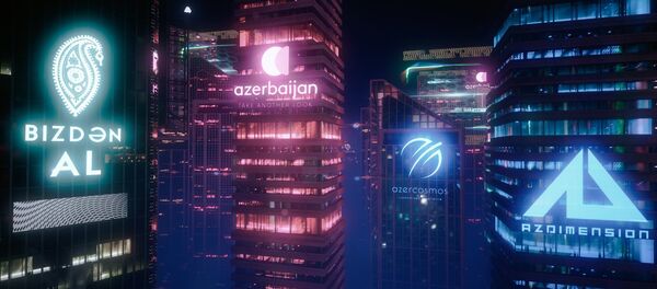 Эскиз мини-игры Rainly neon – Baku Эскиз мини-игры Rainly neon – Baku - Sputnik Азербайджан
