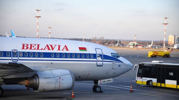 Самолет Boeing 737-500 авиакомпании Белавиа, фото из архива - Sputnik Азербайджан