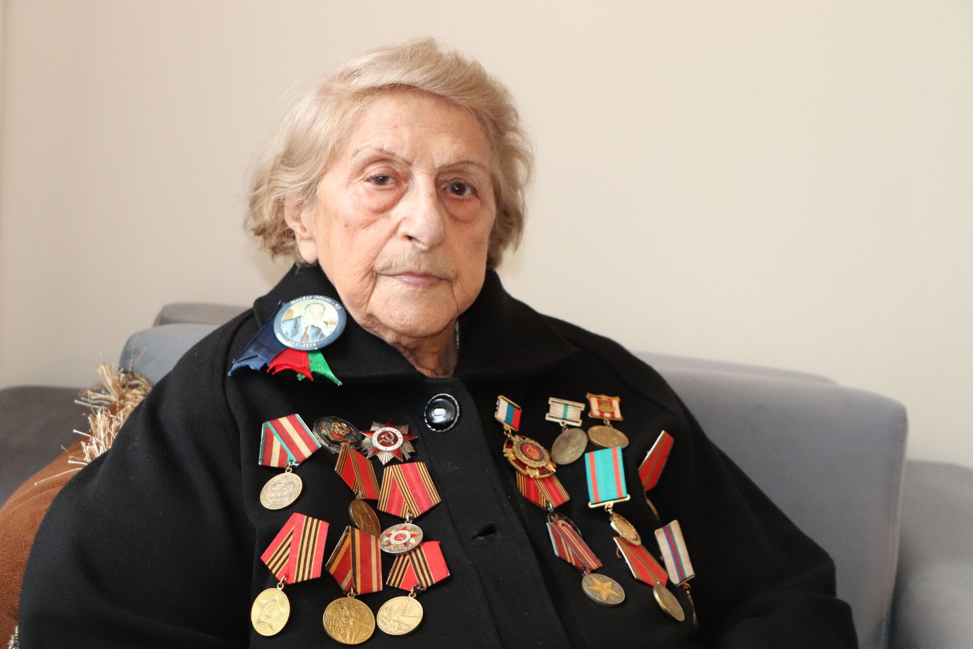 99-летняя глава Организации ветеранов: секрет моего долголетия очень прост - Sputnik Азербайджан, 1920, 08.03.2021