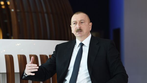 Президент Азербайджана Ильхам Алиев - Sputnik Azərbaycan