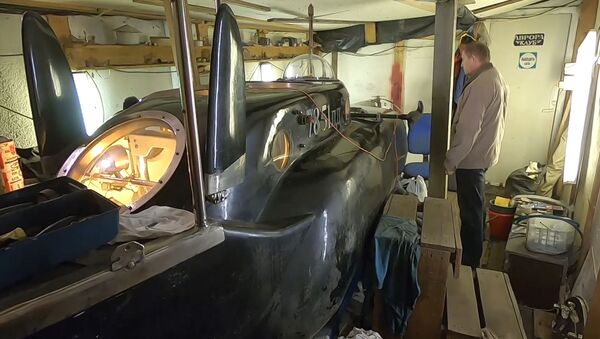 Инженер из Санкт-Петербурга 25 лет строил подводную лодку - Sputnik Азербайджан