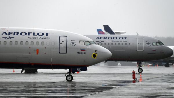 Aeroflot təyyarələri - Sputnik Azərbaycan