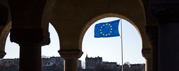 Флаг Европейского Союза (ЕС), фото из архива - Sputnik Азербайджан