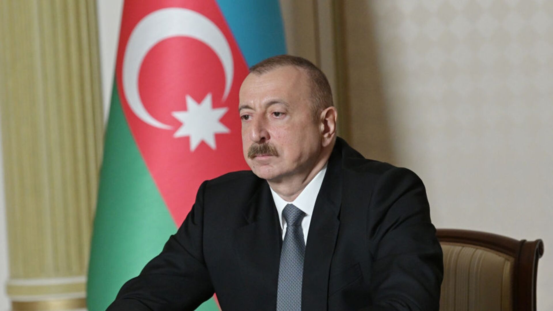 Президент Азербайджана Ильхам Алиев - Sputnik Азербайджан, 1920, 09.10.2021