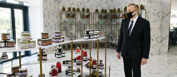 Президент Азербайджана Ильхам Алиев Президент Азербайджана Ильхам Алиев - Sputnik Азербайджан