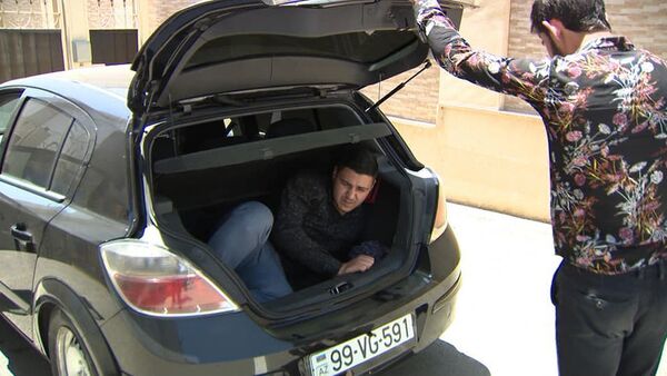 Житель Масаллы пытался попасть в Баку в багажнике машины - Sputnik Азербайджан