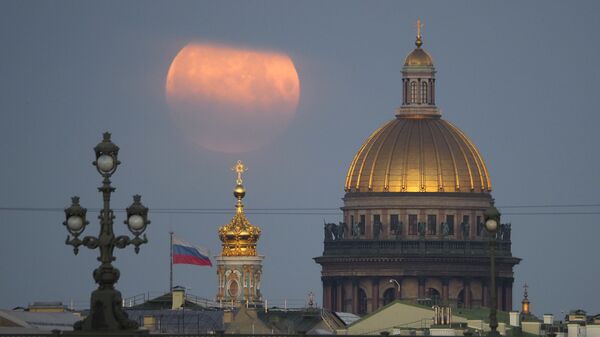 Вид на Санкт-Петербург, фото из архива - Sputnik Azərbaycan