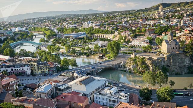 Вид на Тбилиси, фото из архива - Sputnik Азербайджан, 1920, 01.06.2021