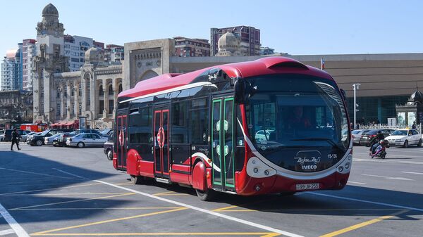 Bakubus avtobusu - Sputnik Azərbaycan