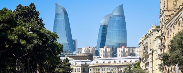 Flame Towers qülləsi Flame Towers qülləsi - Sputnik Азербайджан