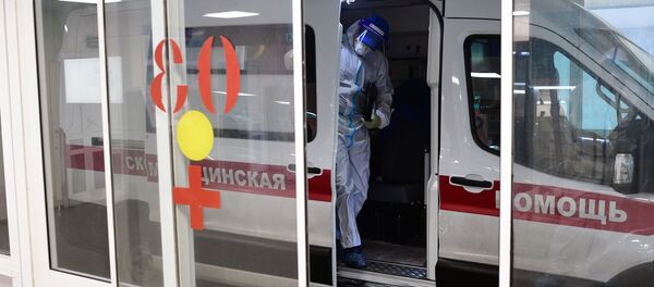 Госпиталь COVID-19 в ГКБ №15 имени О. М. Филатова - Sputnik Азербайджан