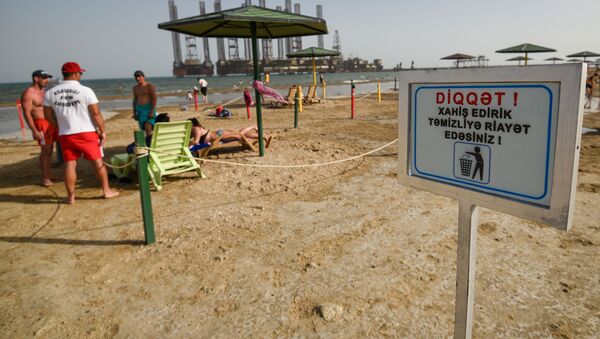 Открытие пляжного сезона в Баку, фото из архива - Sputnik Азербайджан