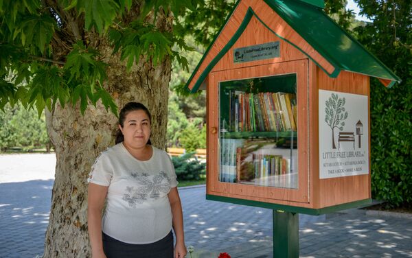 Little Free Library в Нафталане - Sputnik Азербайджан