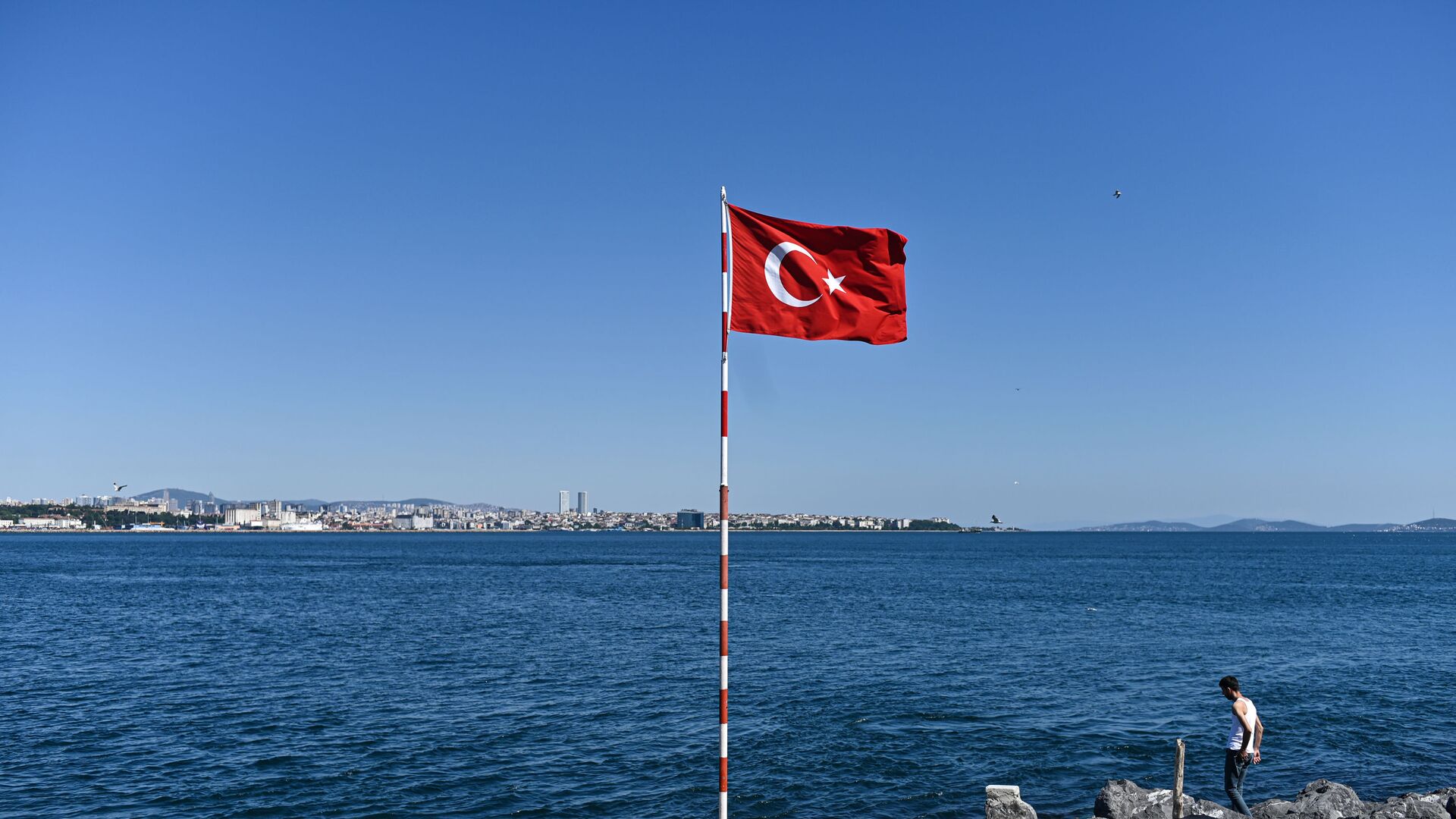 Флаг Турции, фото из архива - Sputnik Азербайджан, 1920, 16.03.2022
