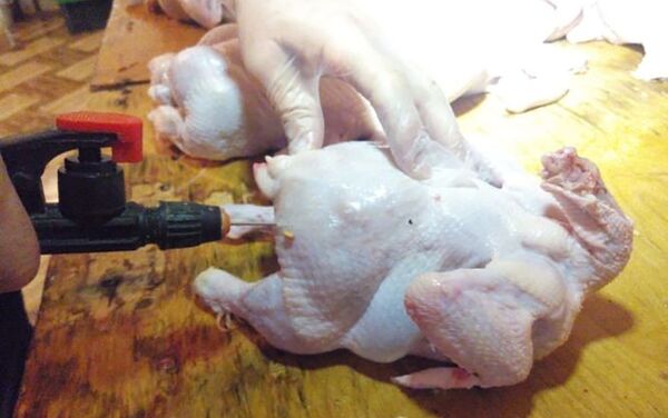 Цех по обработке курятины в Сиязане - Sputnik Азербайджан