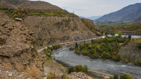 На берегу реки Самур, фото из архива - Sputnik Азербайджан