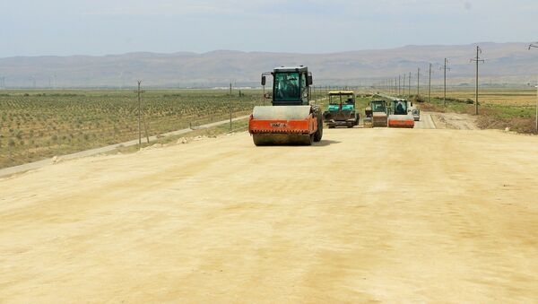 Строительство платной дороги Баку-Губа - Sputnik Азербайджан