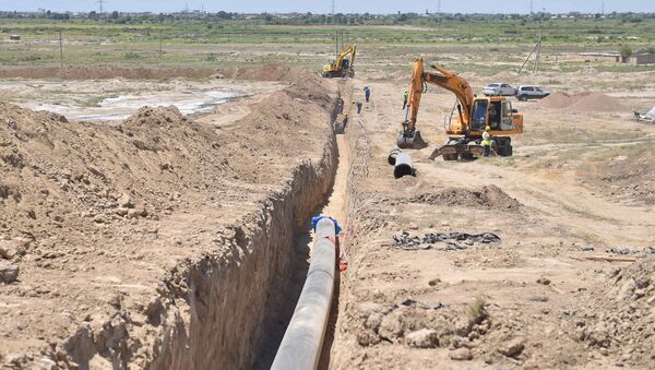 Реконструкция  систем водоснабжения и канализации в Нефтчале - Sputnik Азербайджан