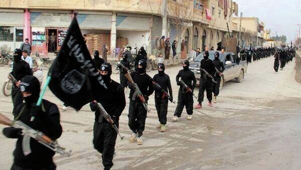Islamic State fighters in Syria - Sputnik Azərbaycan